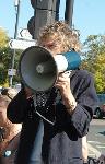 Erm...Kate Hoey the local Labour MP. Never knew they were such a threat!