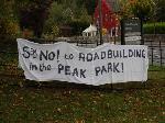Say NO to road building in the Peak Park