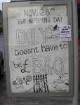 Glasgow Buy Nothing Day 'Ad'