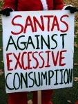 Santas Against Excessive Consumption