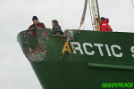 Damage to the Arctic Sunrise