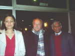 Alliya Stennett, George Galloway and Raghib Ahsan