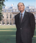 Presidente señor Chirac-República francesa-, otro "señor de las bombas".