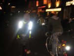 This is how dark it was at last month's Critical Mass