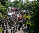 Frankfurt: demonstration