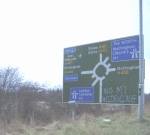 Nice picture of road sign (more detail)