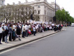 the tamil protest on sunday afternoon