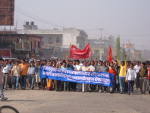 A protest in Nepalgunj