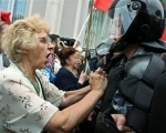 Anti G8 Protestor in St Petersburg, 2006