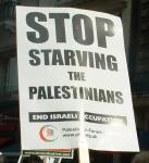 Stop starving the palestinians