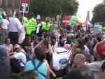Sit-down protest outside Downing Street