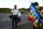 Mr and Mrs Readshaw with Peacenik