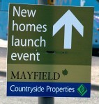 Counryside Properties Mayfield unlawful flyposting earlier this year...
