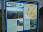 Tourist propaganda about the dam site