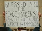 Blessed are the peace-makers