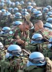 Soldados "cascos azules" en Líbano