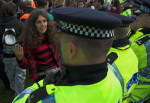 This woman claimed she had no connection with the demo