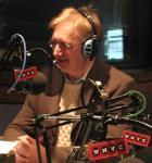 Craig Murray at a radio interview at the community radio station in NYC