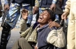 A man cries as he is arrested in the Bangladesh capital, Dhaka