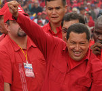 Hugo Chavez after his amazing victory