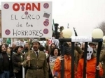 anti-NATO protest in Seville