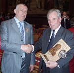Criminal Mikhail Cherney presents Lord Pearson of Rannoch with the award