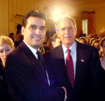 William Rodriguez honoured by George W Bush