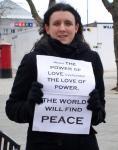 When the power of love overcomes the love of power the world will find peace
