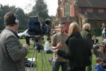 Beeb and ITV crews were in attendance