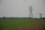 The right-hand edge of the field. Notice Histon in the background.