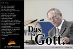 german minister Schäuble: acting like the almighty
