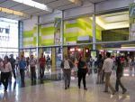 the renfe shopping mall on a sunday