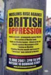 offending muslim sticker anti-british