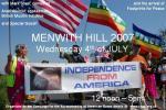 4th of July 2007 - USAF - Menwith Hill Demonstration