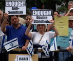 Counter zionist demo against double standards