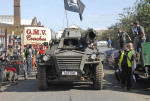 First tank on Street outside yard in East London