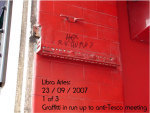 Graffiti on Libra Aries 1