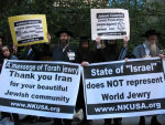 counter-protest by Orthodox Jews at UN