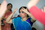 Janaki Mehta leads a Bollywood dance workshop to a song about rainfall