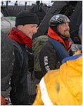 Benjamin Potts and Giles Lane reunited with Sea Shepherd Conservation Society