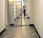 The notorious 'kickline' corridor inside Bolzaneto