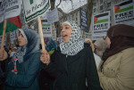 Gaza demonstration, Downing St, 1
