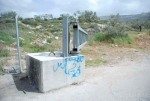 Israeli Army Gate used to block Marda Village
