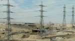 Bedouin houses under high voltage transmission lines receive no electricity