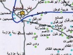 Be'er Sheva area: demolished villages (blue dots), unrecognized villages (green)