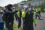 Police filming outside EDO