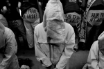 UK, London. Binyam Mohamed / Guantanamo Bay protest. 2008