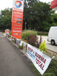 Virginia Water Total Oil Protest