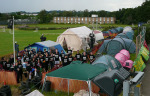 11-07-08: Supporters Gather At Wembley Tent City