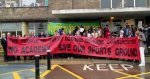 Previous protest outside Brent Council